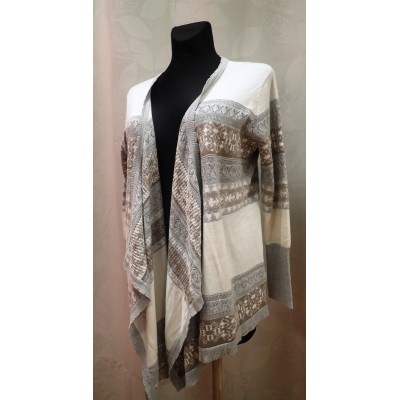 Vesta dlhý rukáv bez zapínania